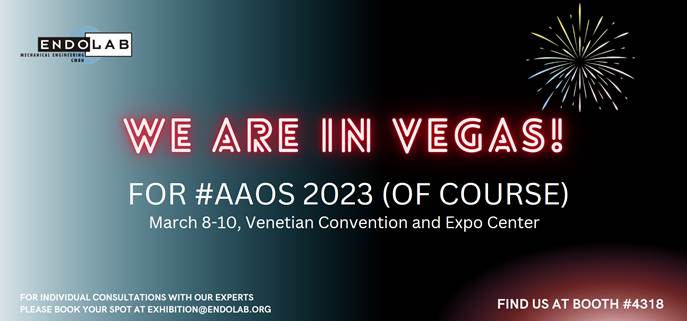 Die AAOS 2023 findet vom 8.-10. März 2023 in Las Vegas statt.